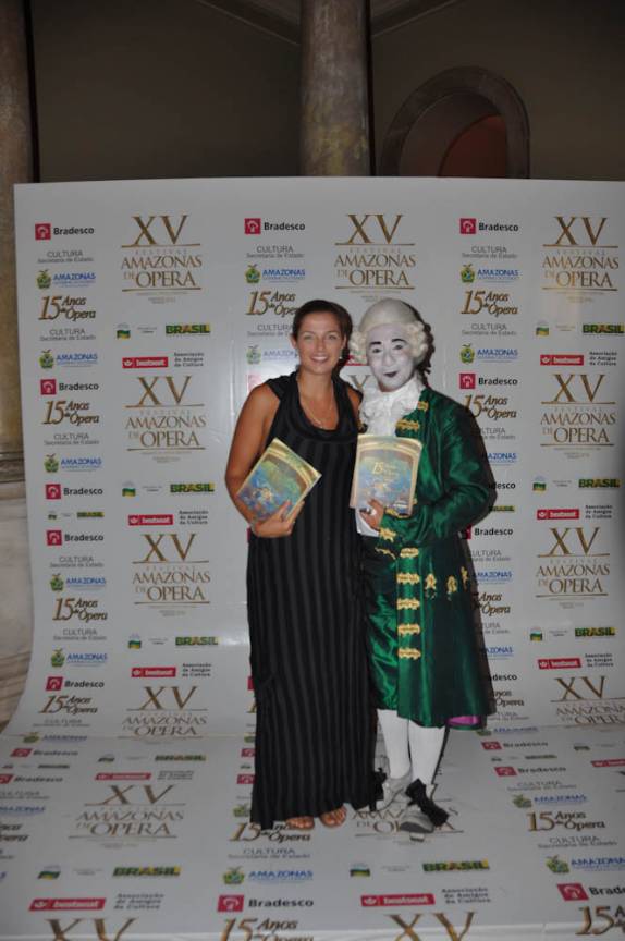 Entrada da ópera, no Teatro Amazonas, em Manaus - AM